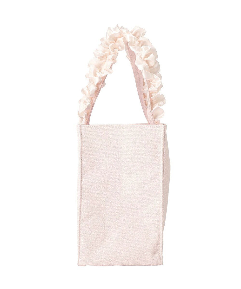 Maison de FLEUR いちごフリルハンドルスクエアトートバッグ 