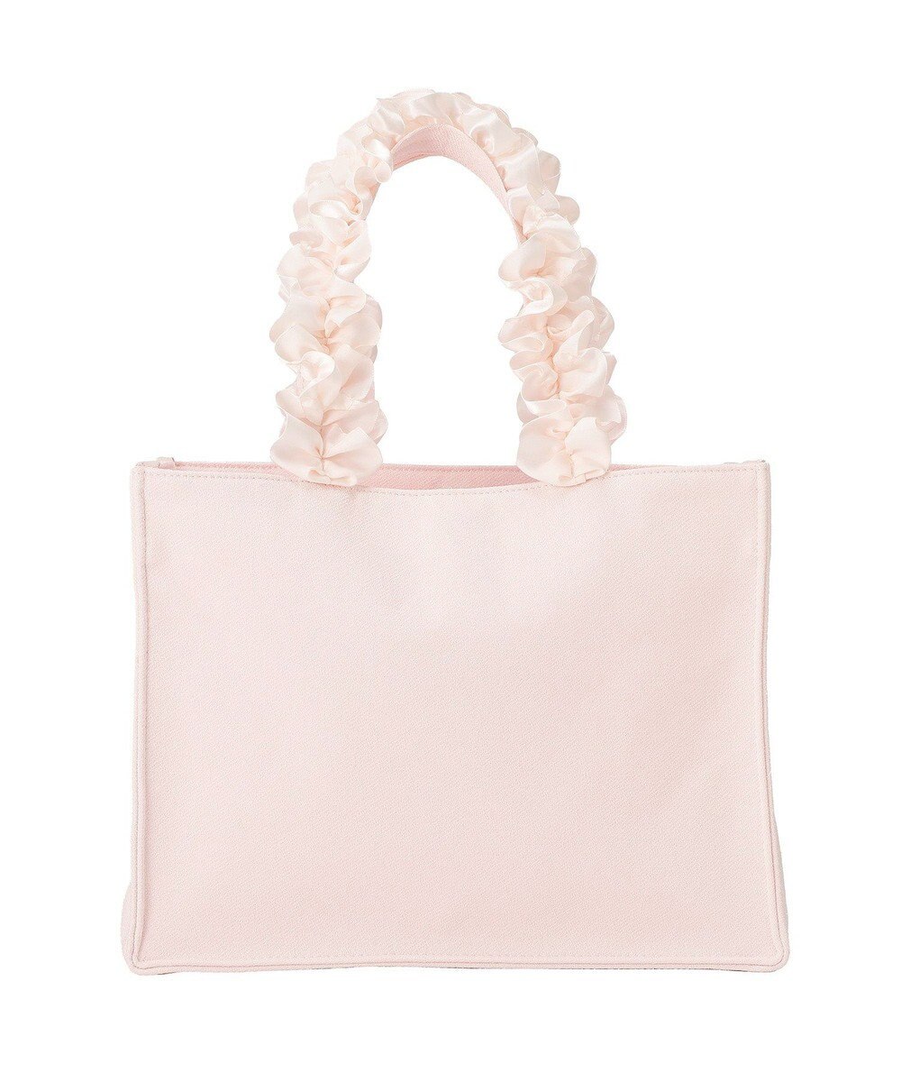 Maison de FLEUR いちごフリルハンドルスクエアトートバッグ 