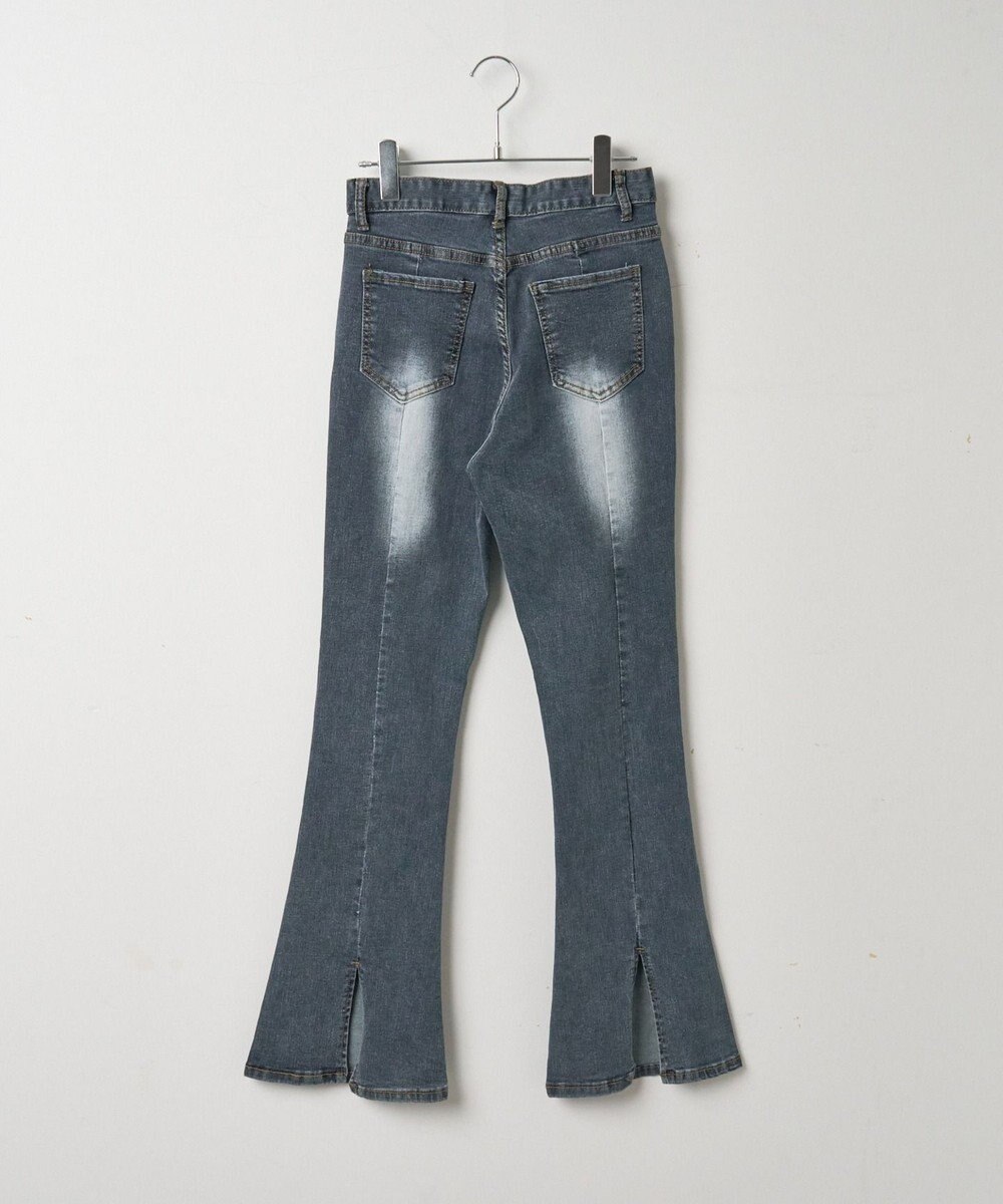 WEGO ストレッチフレアデニムパンツ 