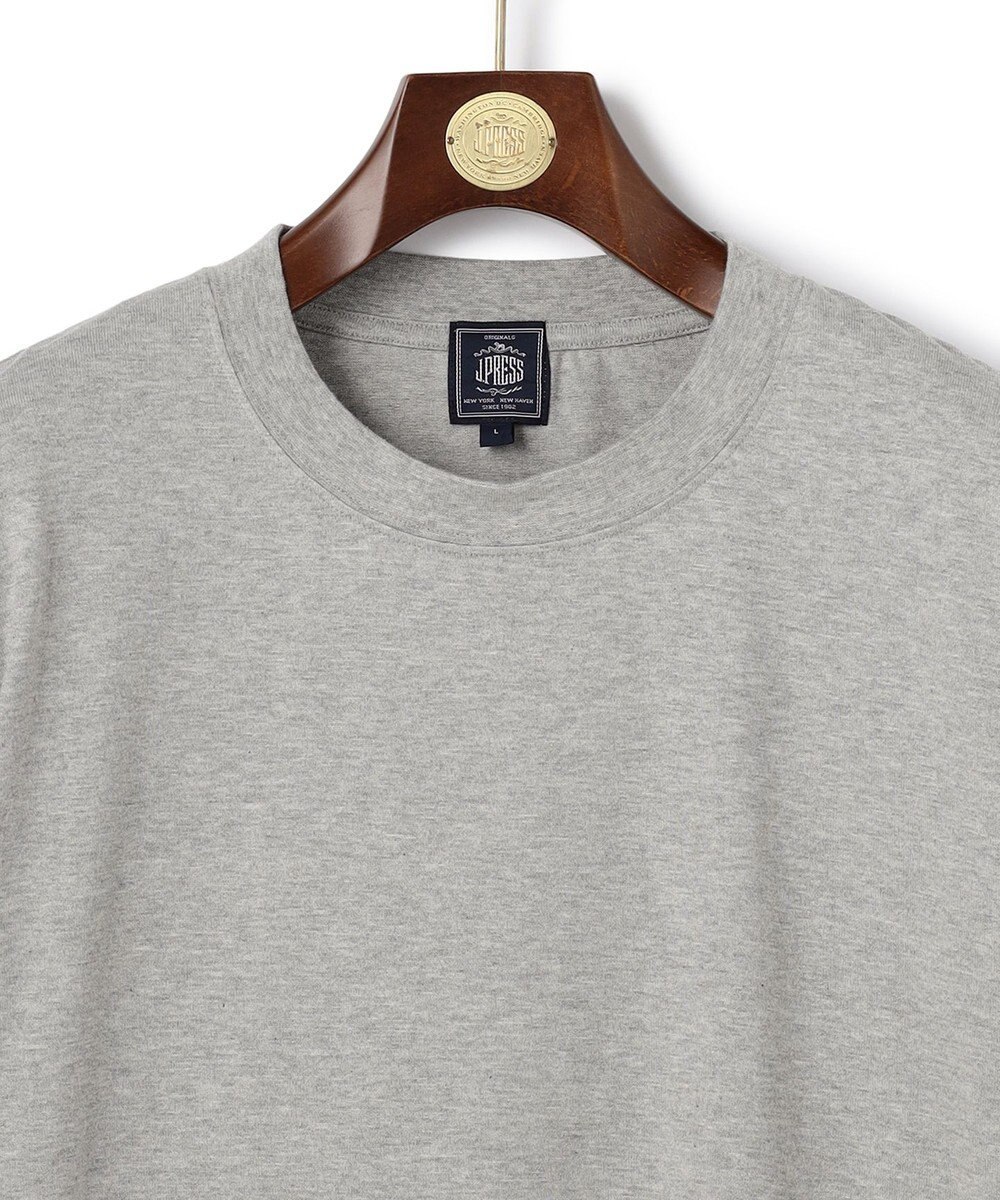 J.PRESS MEN 【J.PRESS ORIGINALS】【UNISEX】Cotton Jersey Small Logo Long Sleeve T-shirt 