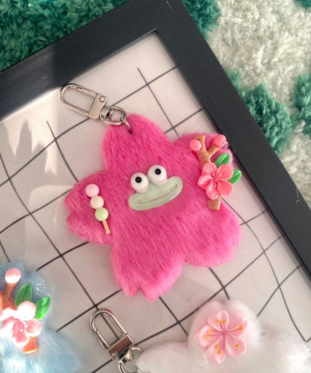 WEGO チェリブロモンスターぬいぐるみキーホルダー 