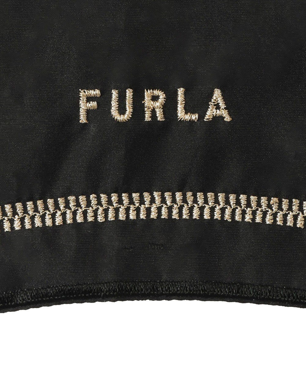 MOONBAT 【軽量/一級遮光】FURLA 晴雨兼用日傘 降りたたみ日傘 ジッパー刺繍 ／遮光 遮熱 UV 