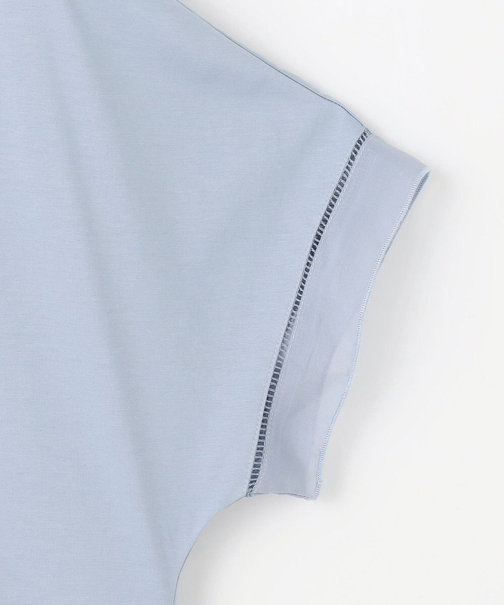 J.PRESS LADIES 【洗える・接触冷感】プレーティングジャージー フレア カットソー 