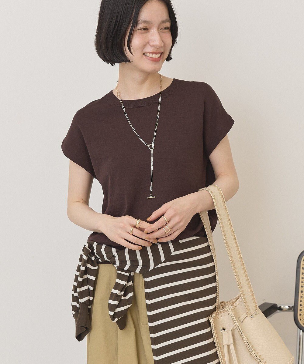 AMERICAN HOLIC フレンチスリーブニットプルオーバー 