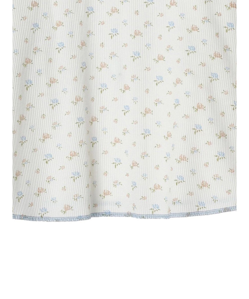 Green Parks ・Ｄｏｕｂｌｅ　Ｆｌａｇｓ　フラワーｐｔワッフルロンＴＥＥ 