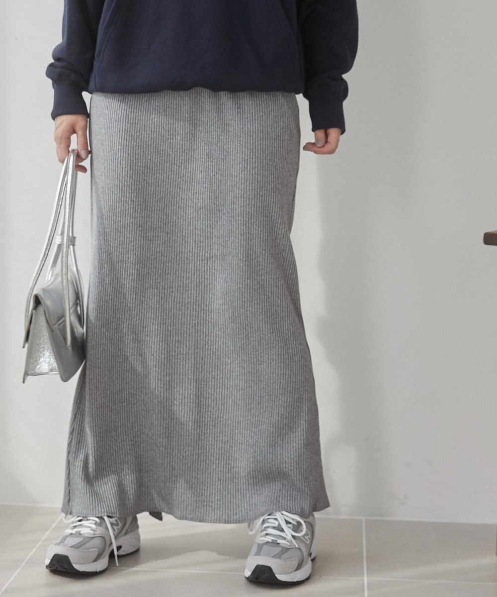 WEGO 【ANGIE VINTAGE】リブマーメイドスカート 