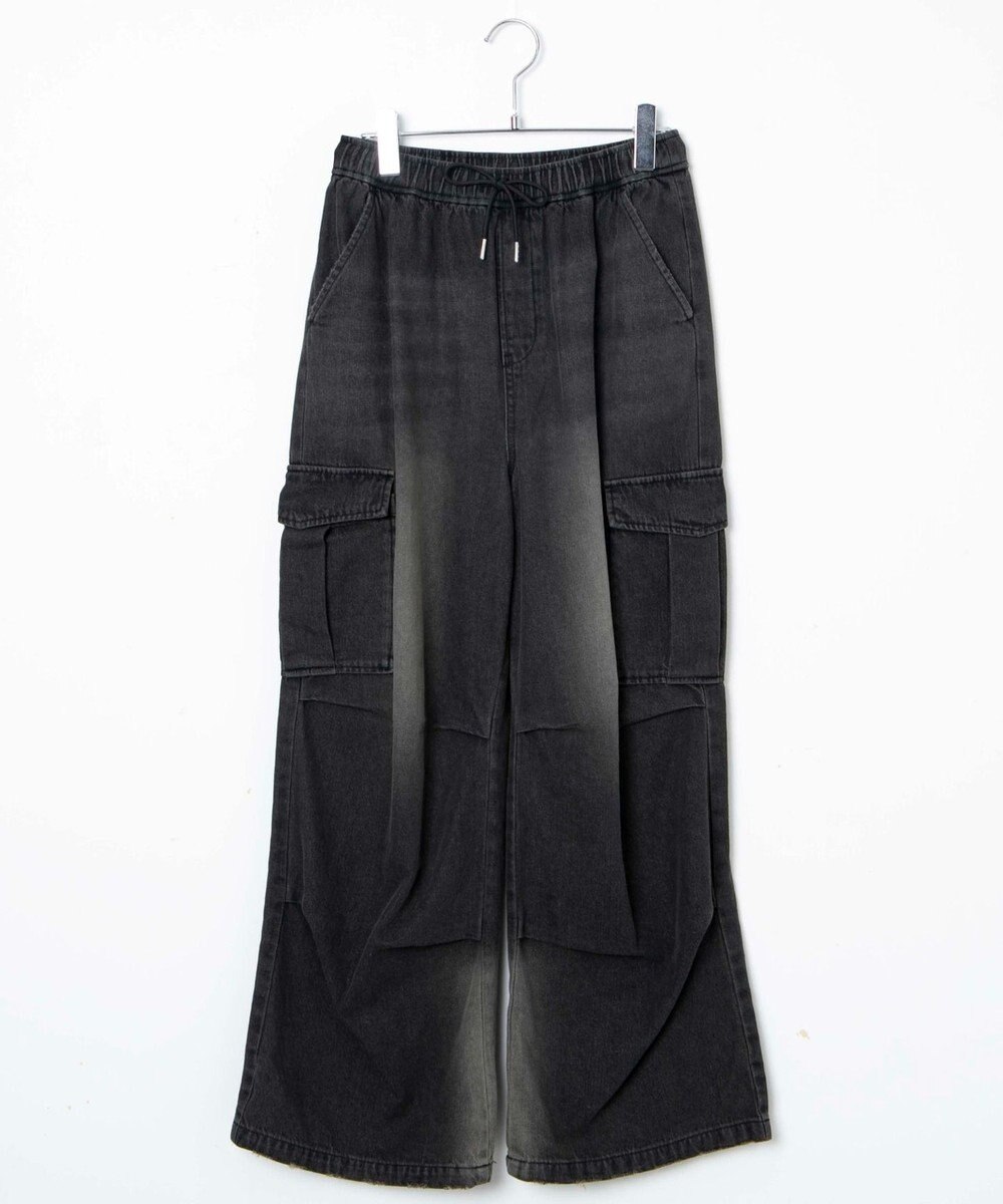 WEGO デニムパラシュートカーゴパンツ 