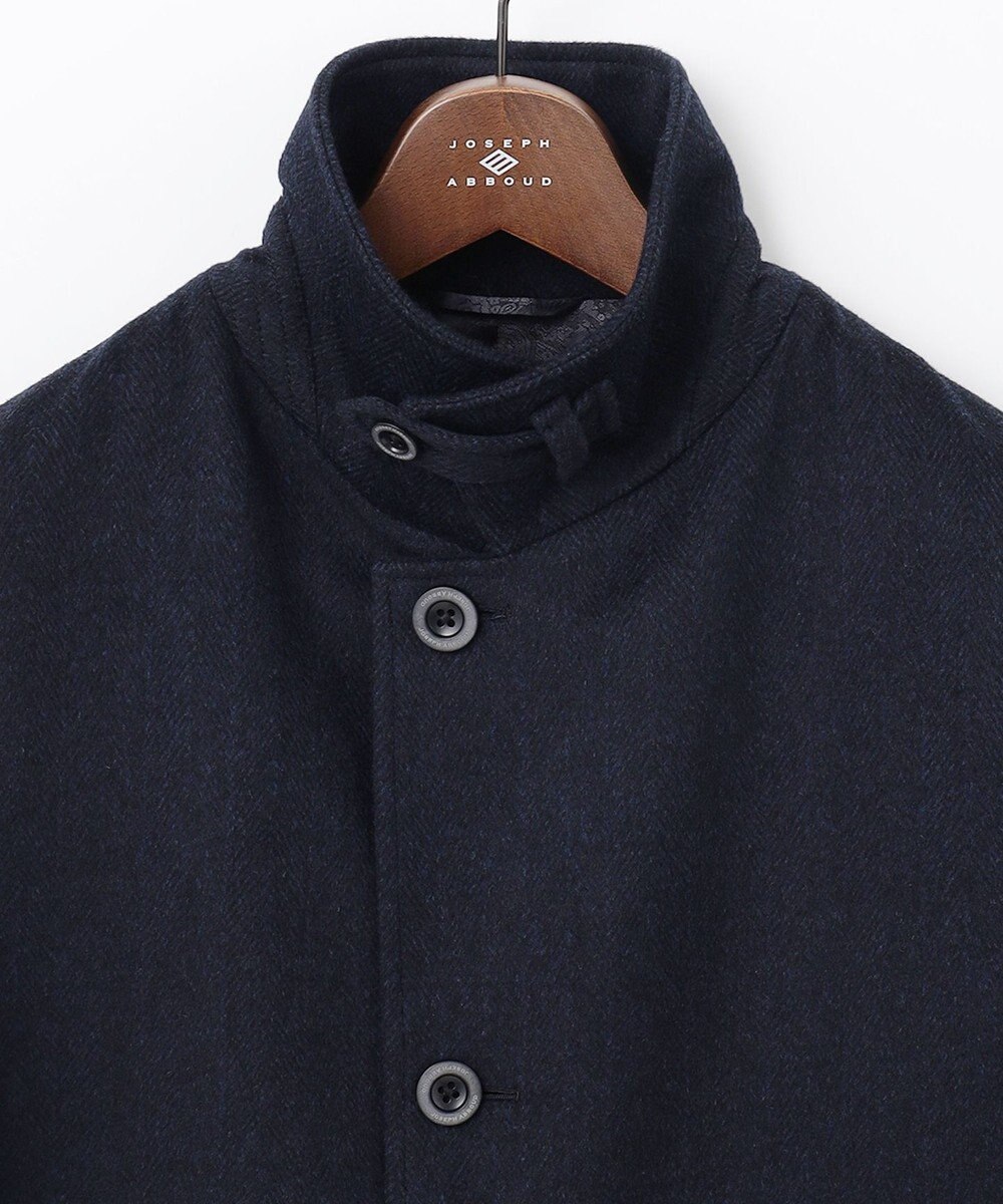 JOSEPH ABBOUD 【ソフト/軽量/JAPANファブリック】 アンゴラウールビーバー ステンカラー コート 