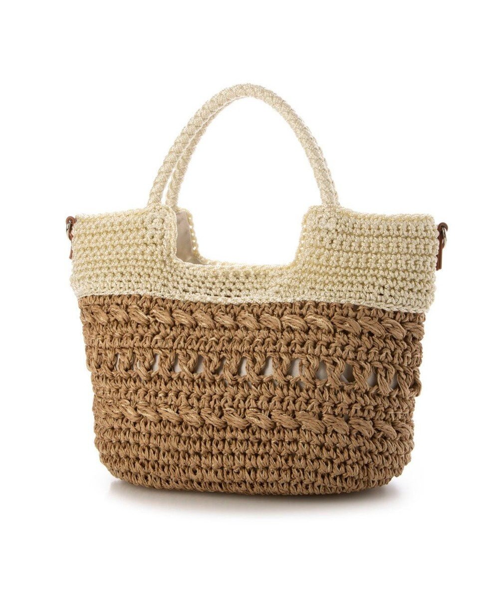 UNBILLION カシュカシュ cachecache / 切替柄編2wayミニトート 