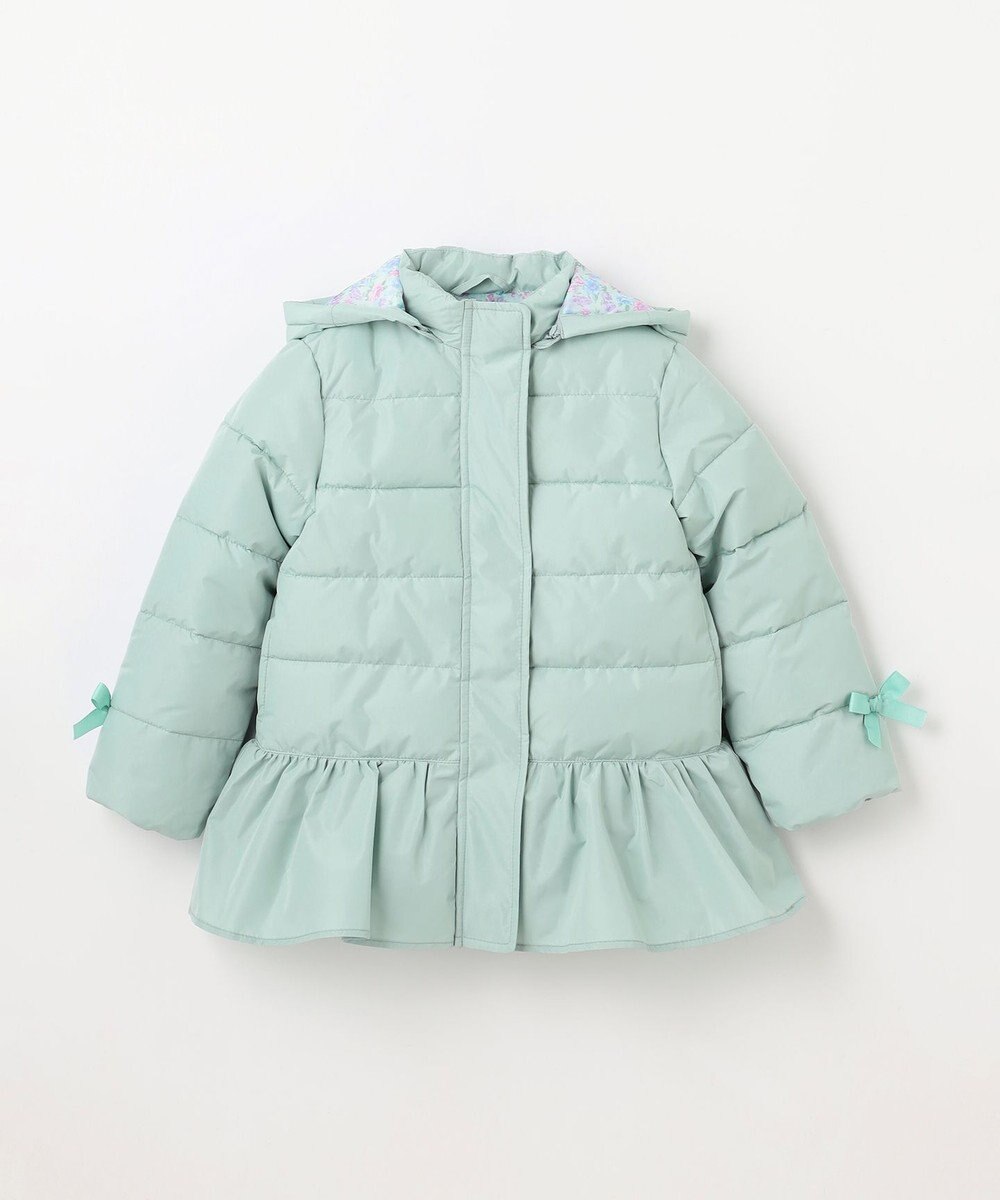 ANY KIDS 【洗濯機OK】中綿リボンコート 