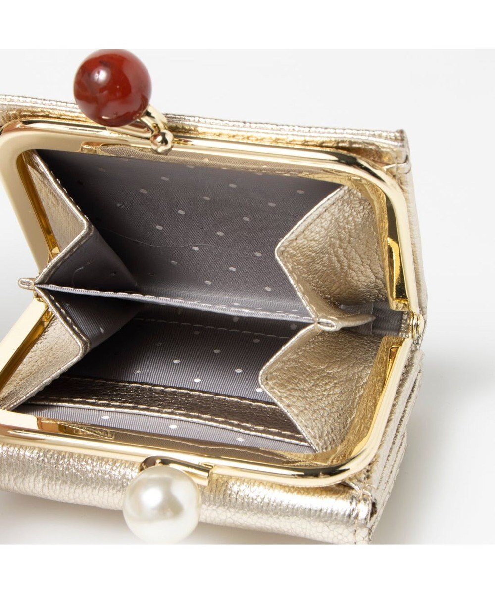 UNBILLION ペルケ perche / アクリル玉三つ折りミニサイフ 