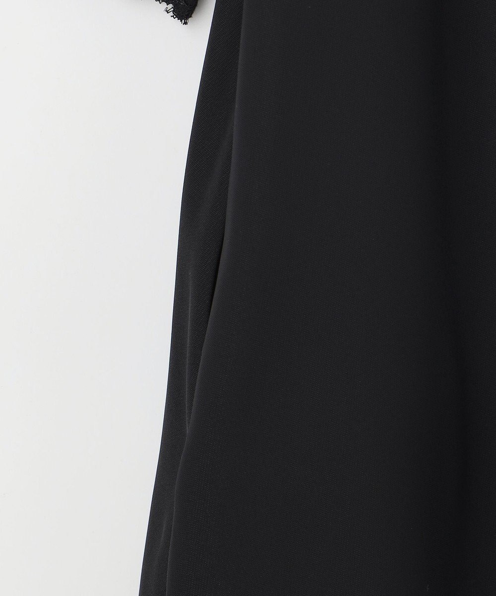 自由区 L 【17号サイズまで展開】フラワーレースダブルクロス ワンピース 