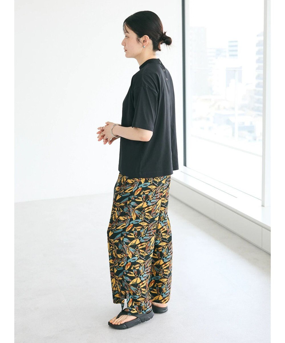 CRAFT STANDARD BOUTIQUE レーヨン柄プリントワイドパンツ 