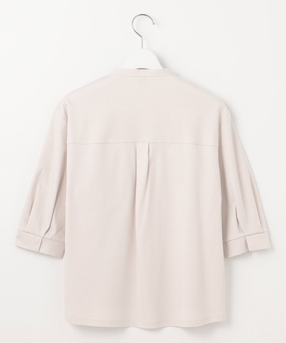 J.PRESS LADIES L スムースジャージー バンドカラー カットソー 