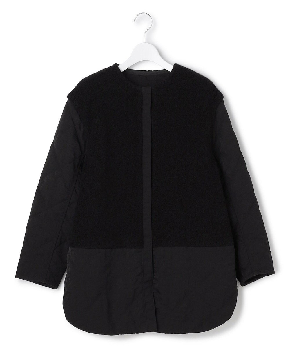 ICB L 【リバーシブル着用可能】 リバーシブルキルト ミドル丈コート 