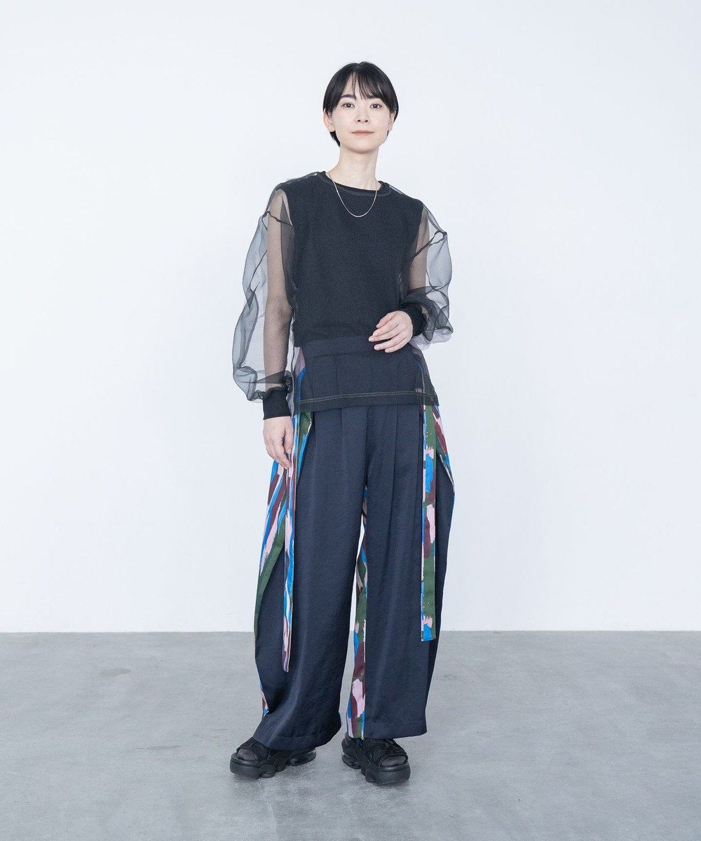 COQ 2WAY HALF LEAVES 前後2WAYパンツ 