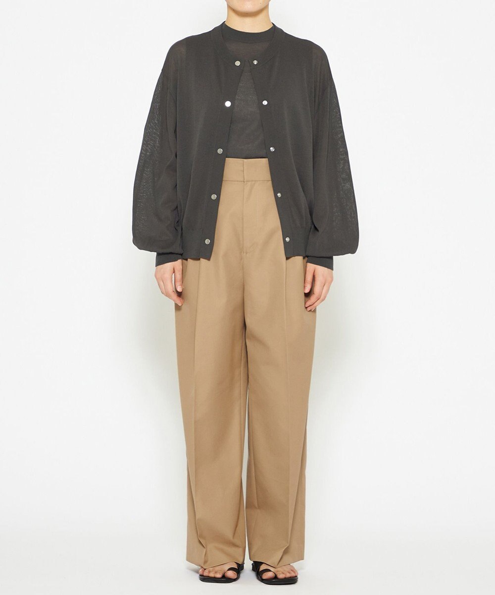 uncrave 【手洗い可】シアー ニットカーディガン（uncrave STANDARD） 