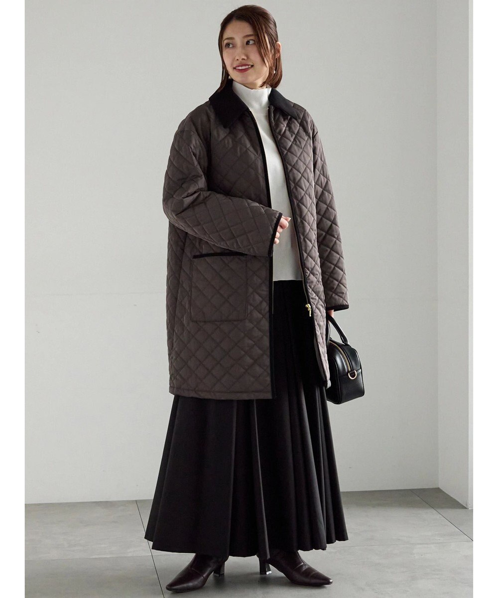 Te chichi キルティングミドルコート 