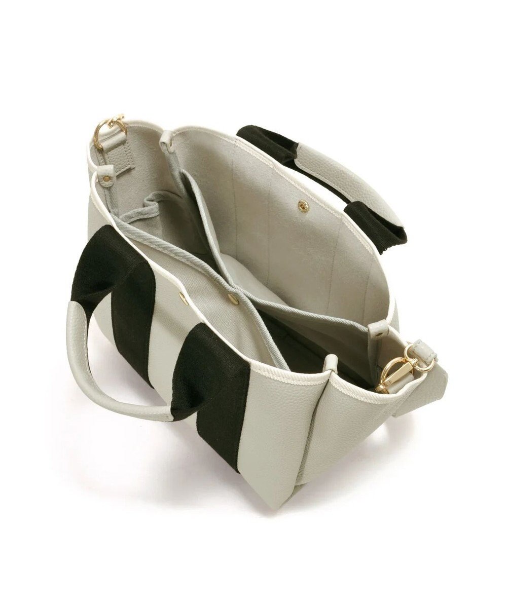 UNBILLION cachecache 太ショルダー付き2wayテープトートバッグ 