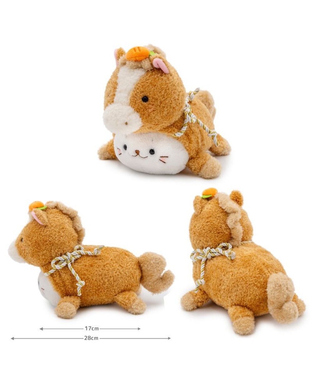 Mother garden しろたん  午年 マスコット 《茶》 単品 