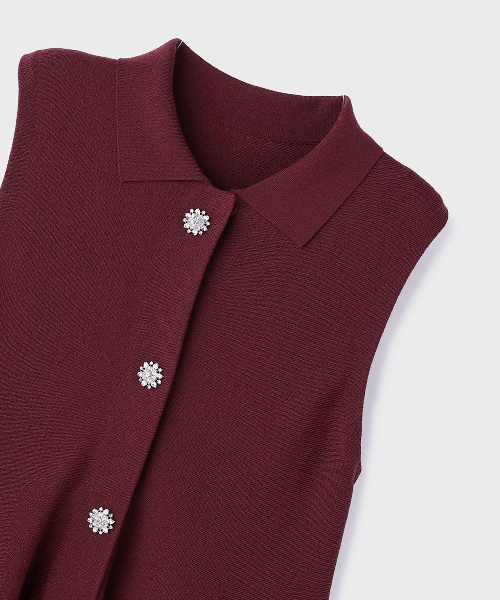 GRACE CONTINENTAL ビジューニットベスト 