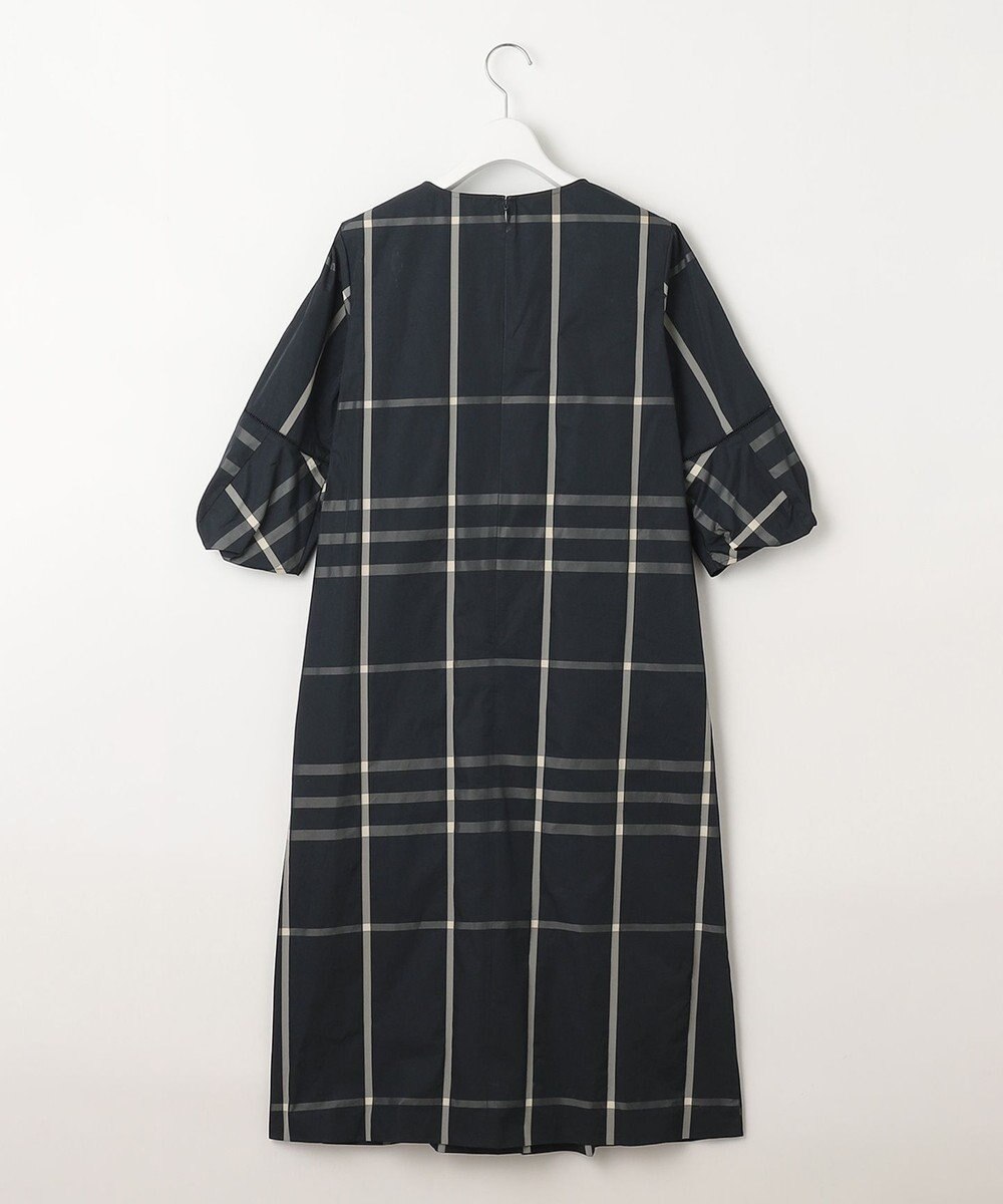 J.PRESS LADIES L 【洗える】 メモリーウェザー チェック ワンピース 