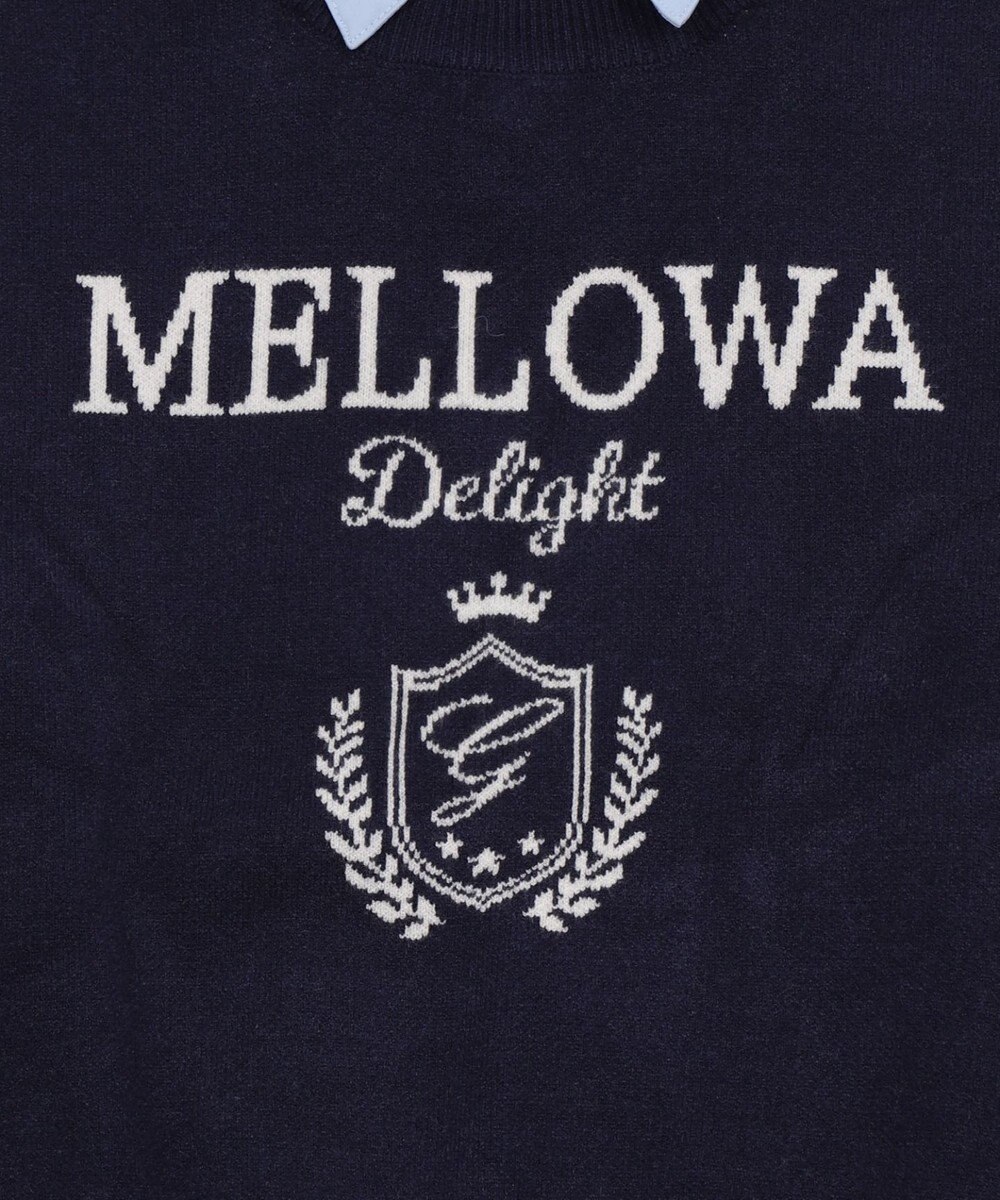 WEGO シャツドッキングジャガードニット 