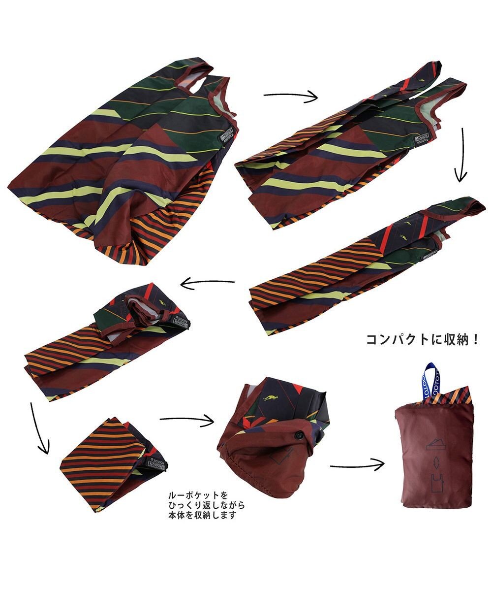 ROOTOTE 6749【手のひらエコバッグ】/ RT RO.ルーショッパー.ポケットスクエア-A 