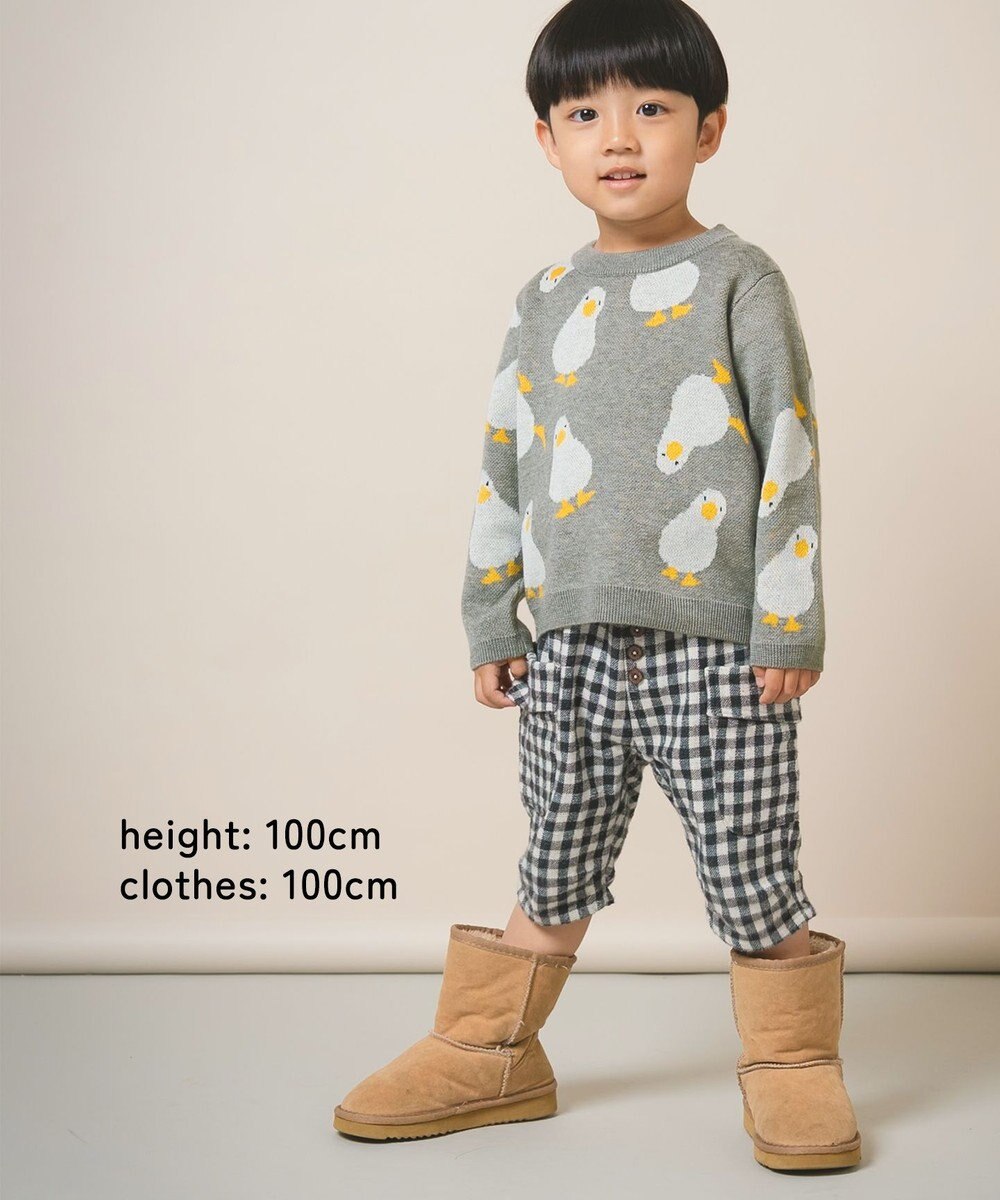 ami amie 【UNISEX】アヒルいっぱいプルオーバー85cm～130cm 