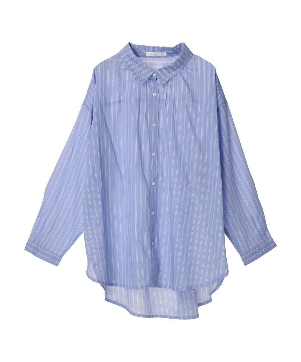 Green Parks インド綿 ボイルゆったりシャツ 