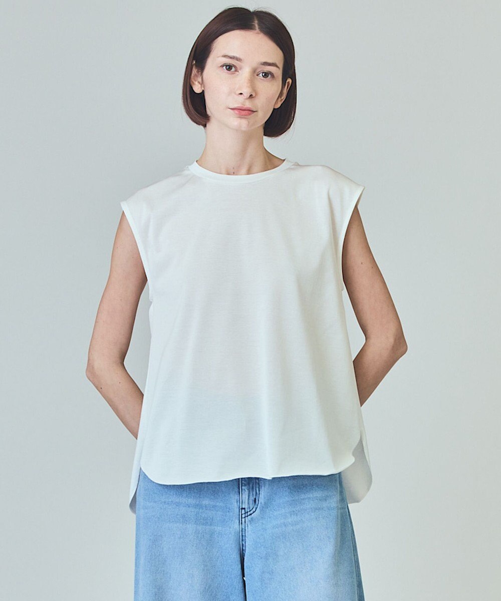 GRACE CONTINENTAL バックロゴ刺繍ノースリーブ 