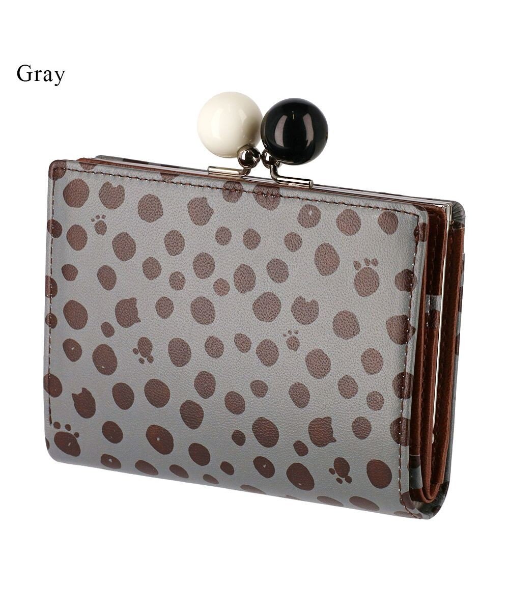 tsumori chisato CARRY ポルカドット 2つ折り財布 がま口 