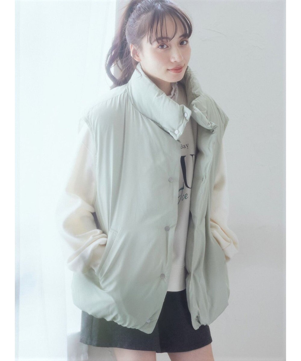 earth music&ecology パファーベスト 