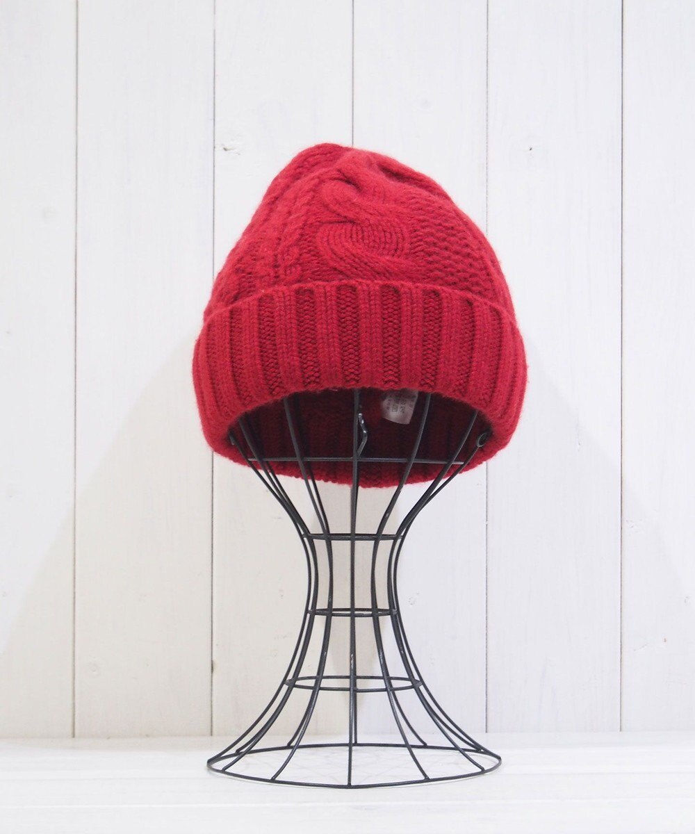 石田製帽 〈新色追加！〉カシミヤニット アラン編みワッチN ニット帽 