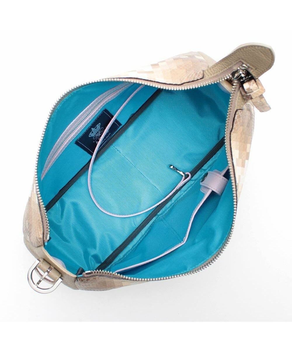 A.D.M.J. スネーク型押し/ソフトワンショルダー 