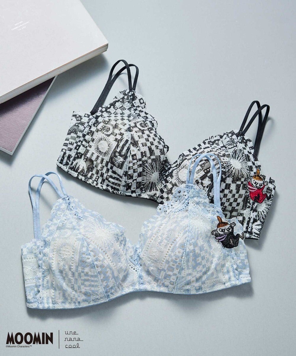 une nana cool 【ムーミン】 MOOMIN * une nana cool  364 レース ノンワイヤーブラ 