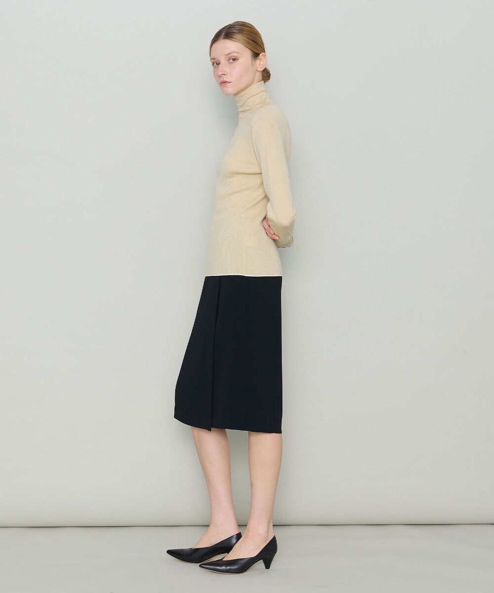 JOSEPH 【洗える】ウールリブ　ハイネックニット 