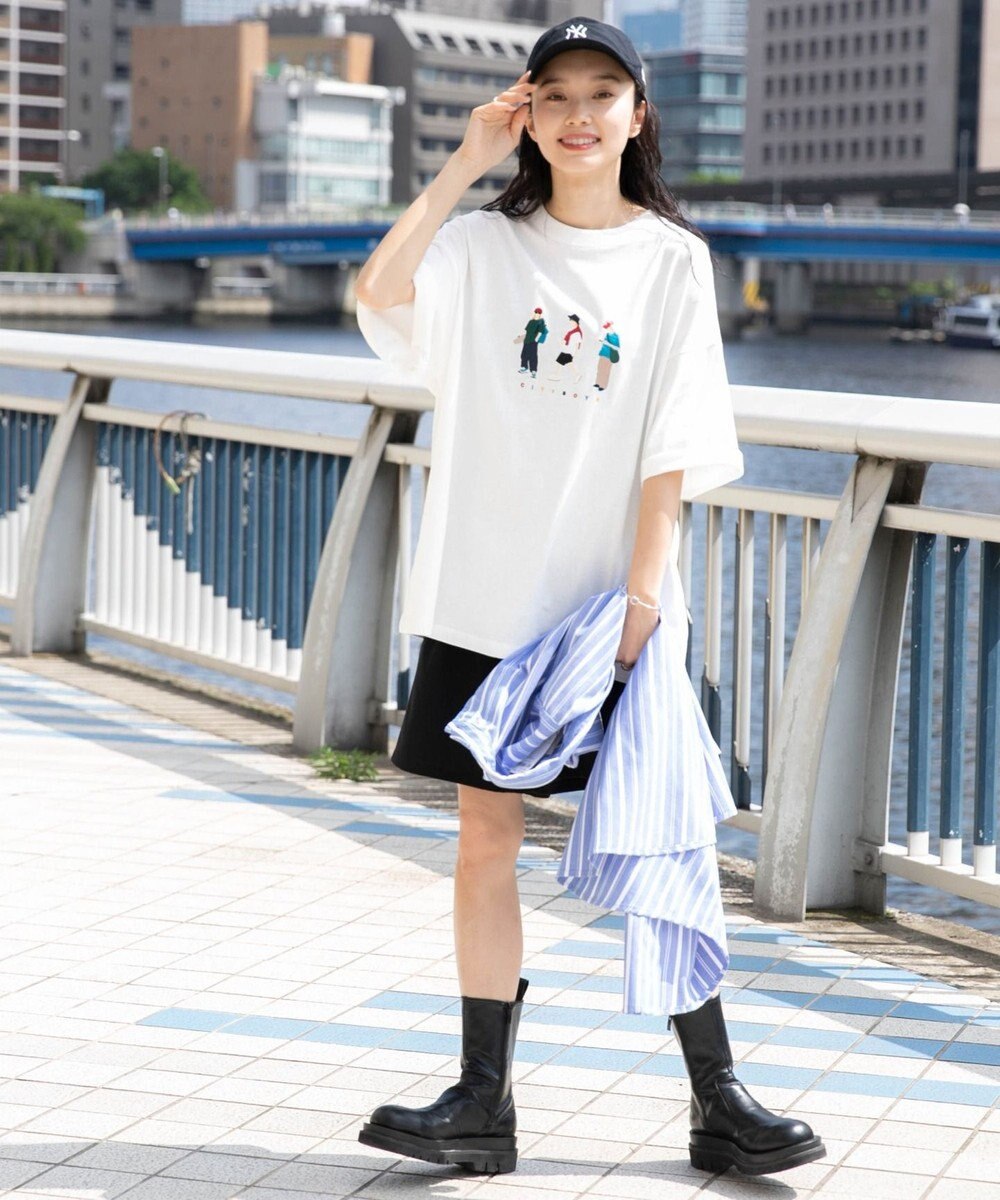 WEGO 【ユニセックス着用ITEM/綿100%/MLサイズ展開】CITY　BOYS　T（S） 