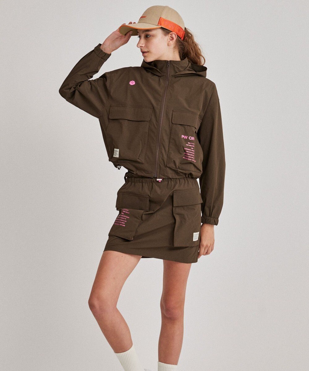 PW CIRCULUS 【撥水加工/軽量/ストレッチ】【WOMEN】ビッグポケット ブルゾン 