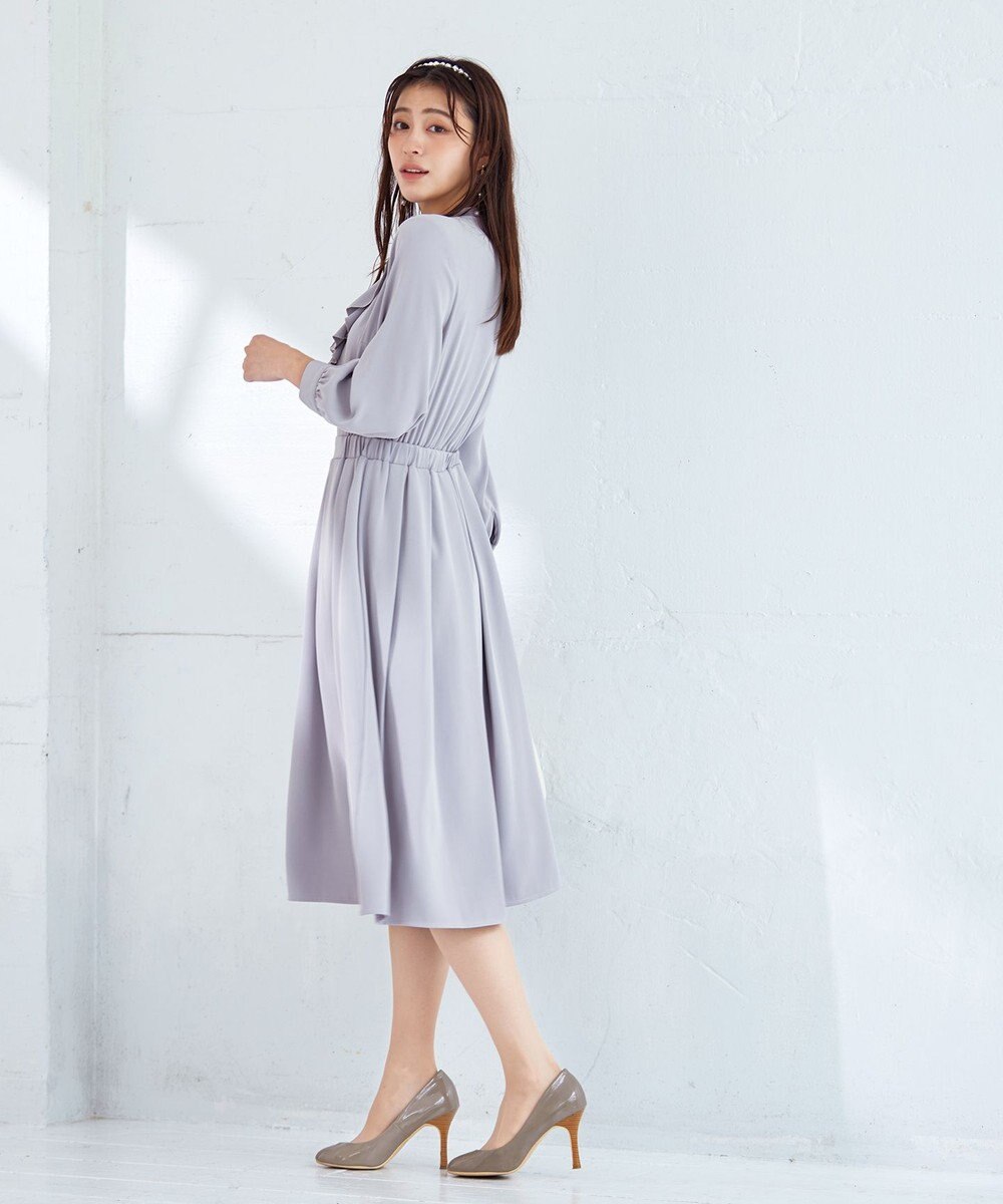 Tiaclasse 【洗える】ラッフルフリルワンピース 