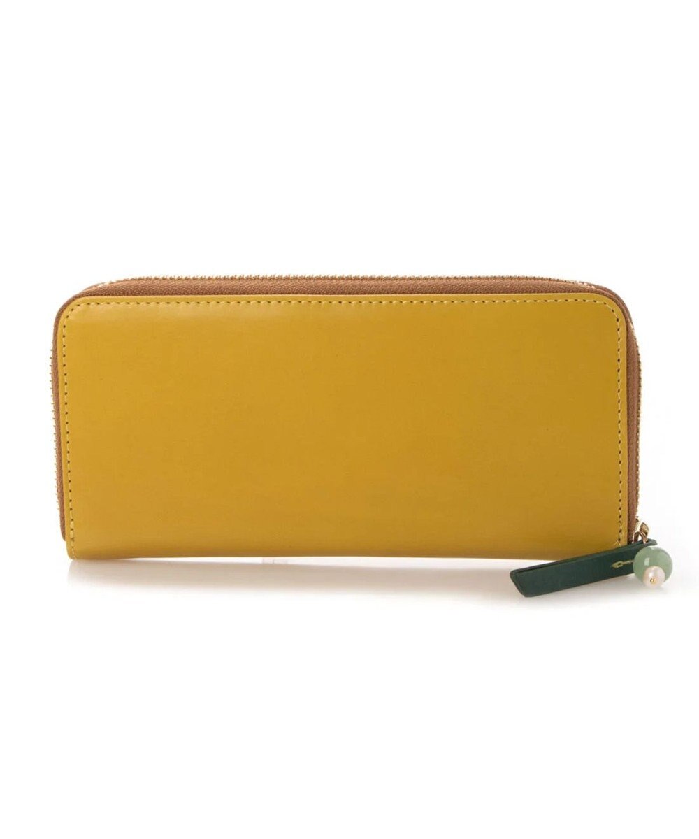 UNBILLION perche ジェムストーンチャームラウンド長財布 