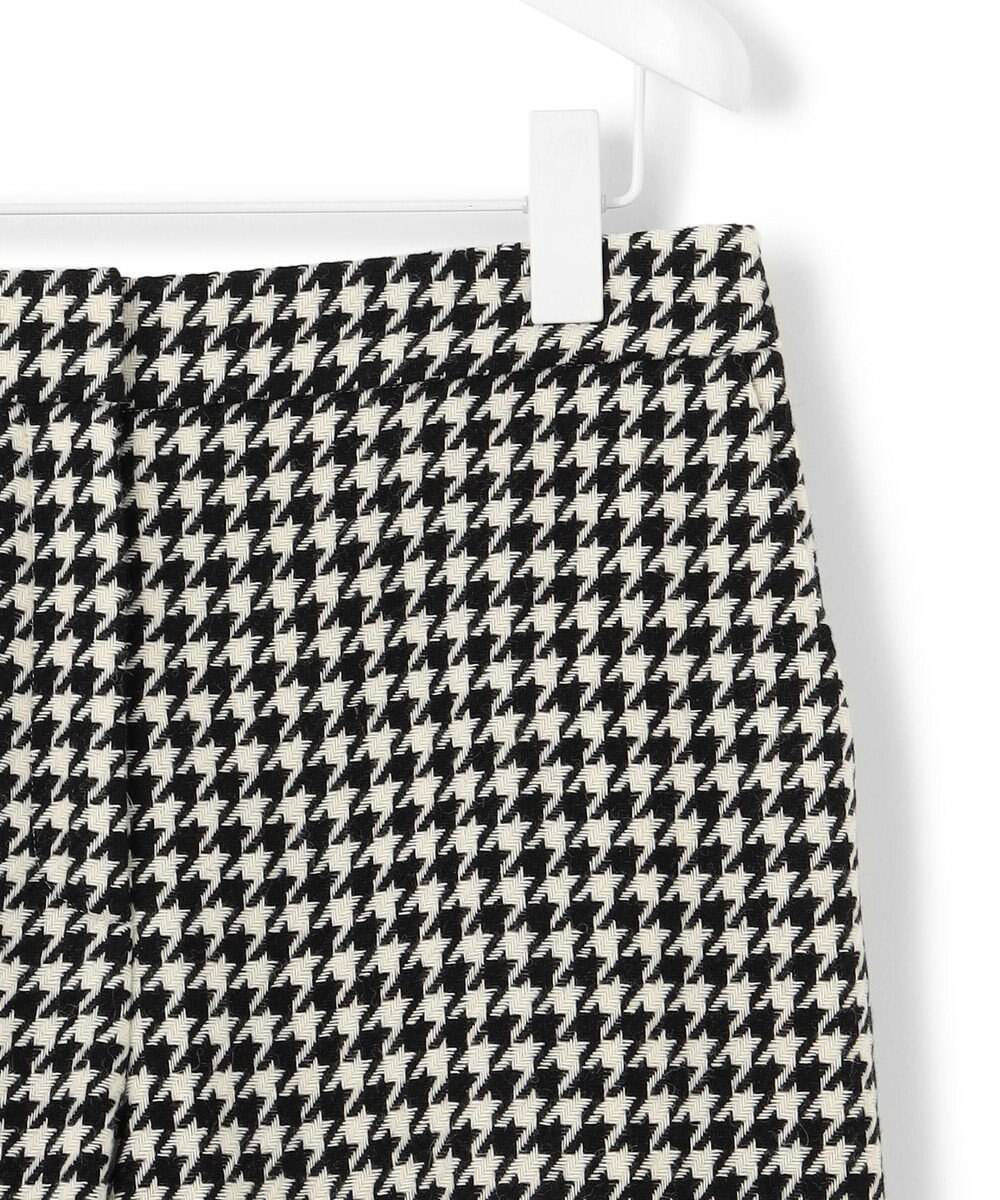 ICB L ハウンドトゥースツイード ワイドストレートパンツ 