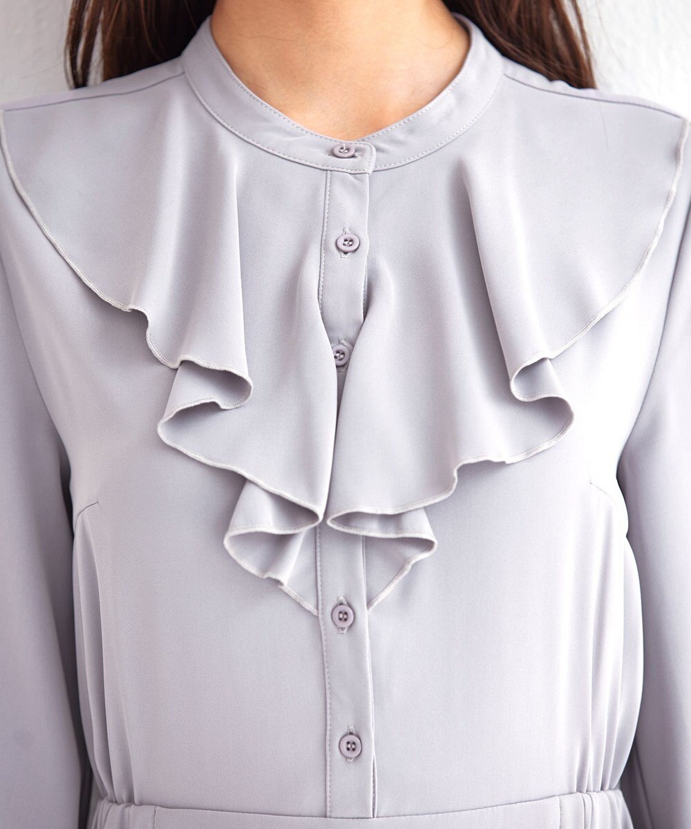 Tiaclasse 【洗える】ラッフルフリルワンピース 