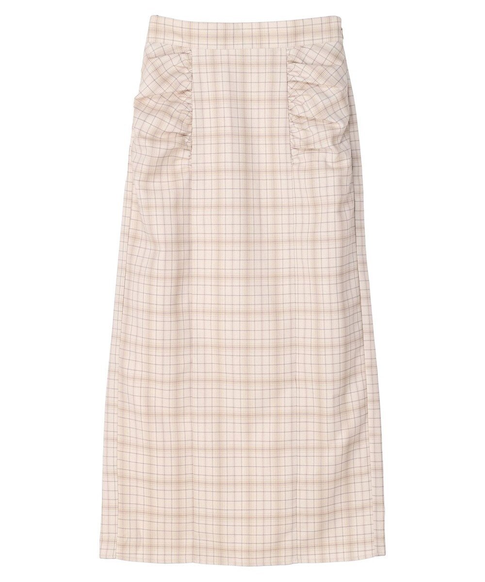 earth music&ecology ギャザーナロースカート 