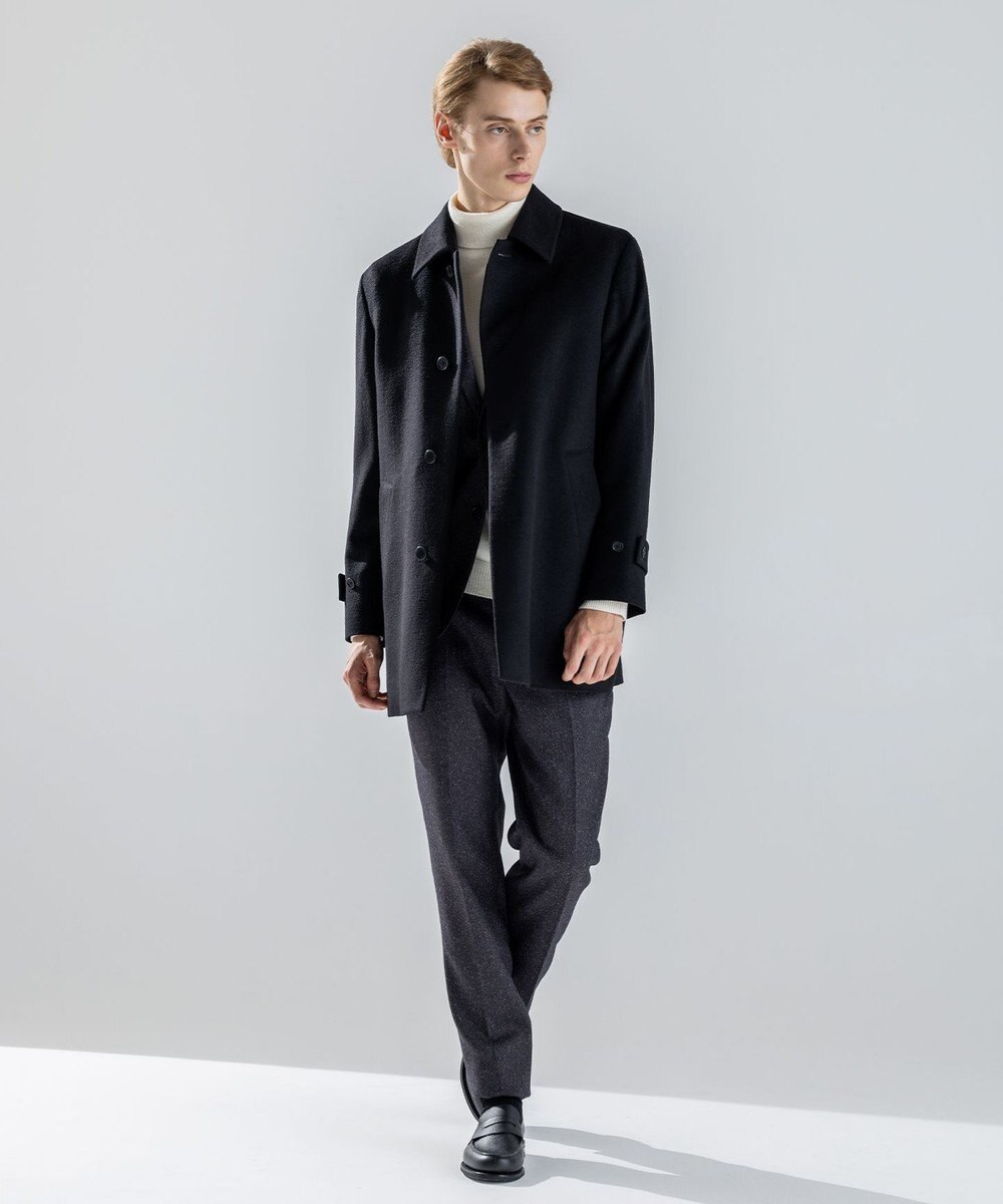 JOSEPH HOMME 【新素材】ライトウールシャギー　ステンカラーコート 