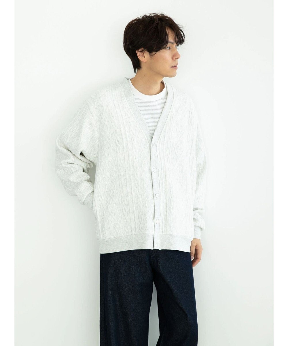 CRAFT STANDARD BOUTIQUE ケーブル柄カットカーディガン2 