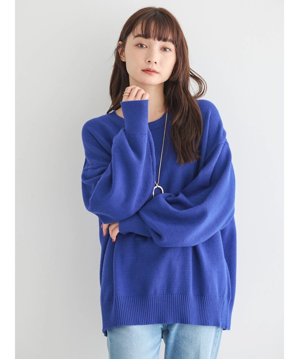 AMERICAN HOLIC バイパチ袖ボリュームニットプルオーバー　 