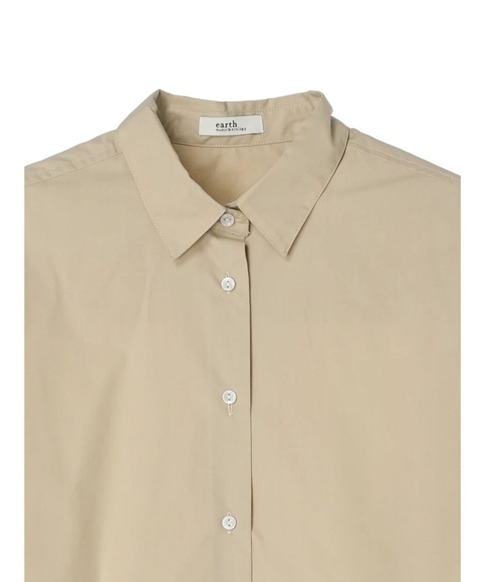 earth music&ecology 袖タックブラウス 