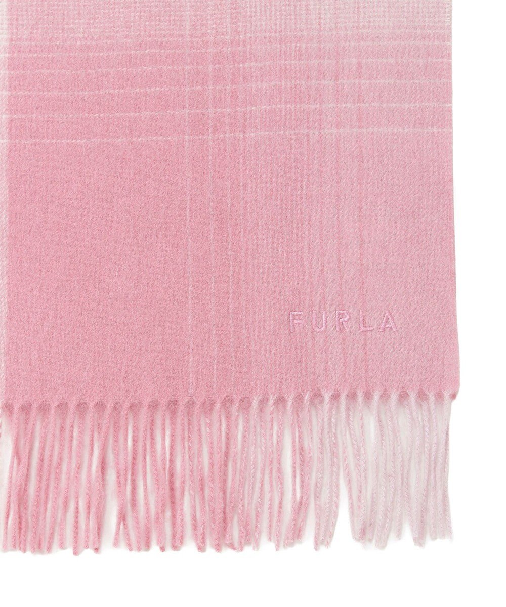 MOONBAT FURLA(フルラ）ウール100％ オンブレー チェックマフラー 