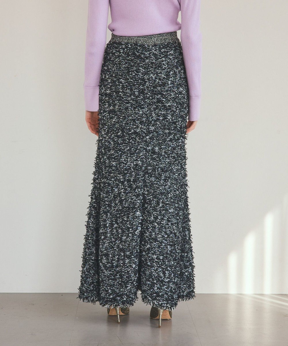 GRACE CONTINENTAL ツイーディーニットスカート 